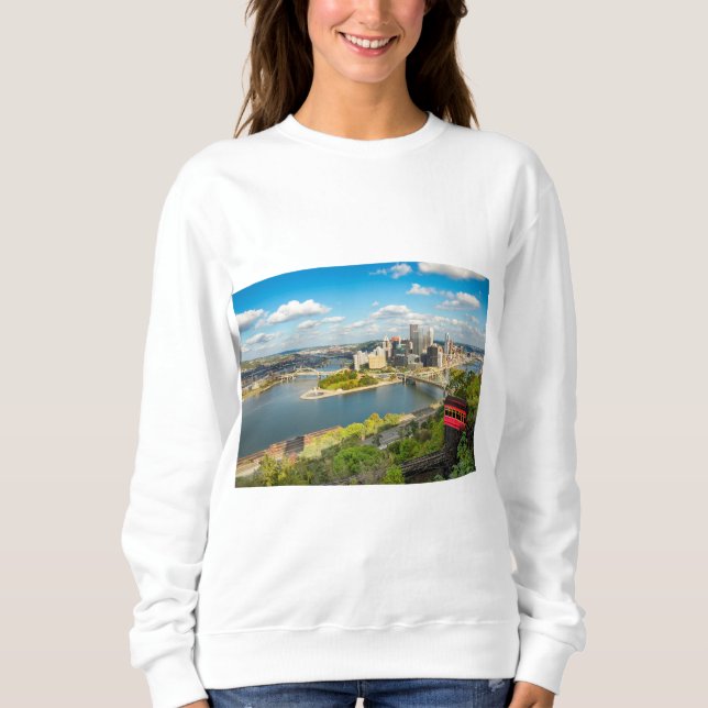 Sweatshirt Pittsburgh Pennsylvania Duquesne Incline View (Devant)