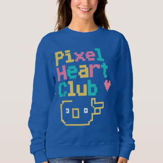 Sweatshirt Pixel Heart Club : Amour Rétro en Pixel Art pour l