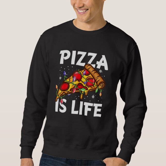 Sweatshirt Pizza  For Pizza  Boys Girls Pizza Is Life (Devant)