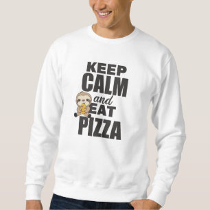 Sweatshirt Pizza Sloth Pizza Amateurs Drôle Dire