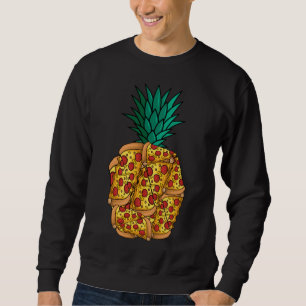 Sweatshirt Pizzas d'ananas Fruit Hawaiien Amateur de nourritu
