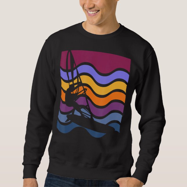 Sweatshirt Plage de surf Surf de surf Été Vagues océaniques 2 (Devant)