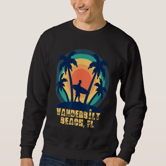 Sweatshirt Plage Vanderbilt Plage Floride (Devant)