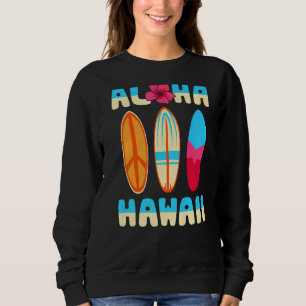 Sweatshirt Plages d'Aloha Hawaii Hawaii Surf Hawaiian