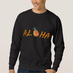 Sweatshirt Plages d'Aloha Hawaii Hommes de fruits d'ananas