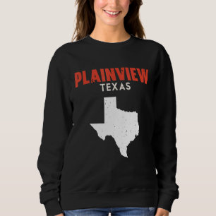 Sweatshirt Plainview Texas USA State America Travel Texan