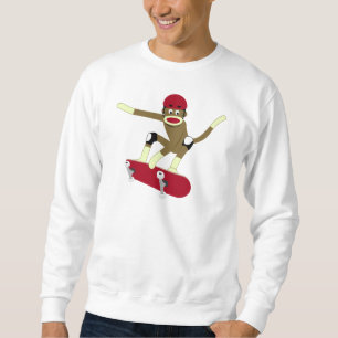 Sweatshirt Planchiste de singe de chaussette
