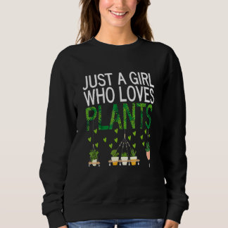 Sweatshirt Plant  Women Florist Cool Plant Pot Gardener Garde