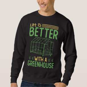 Sweatshirt Plante jardinage de serres jardiner débutant petit