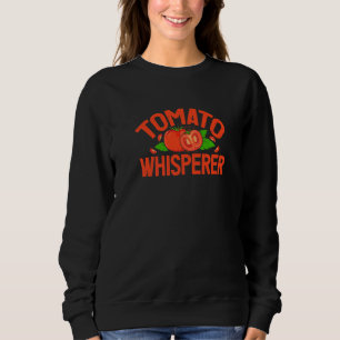Sweatshirt Planteur de tomates rouges Tomato Whisperer agricu