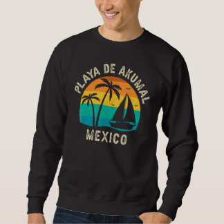 Sweatshirt Playa de Akumal Mexique Coucher de soleil Matching