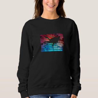 Sweatshirt Plongée Snorkel Plongée Ocean Sunset Watercolo