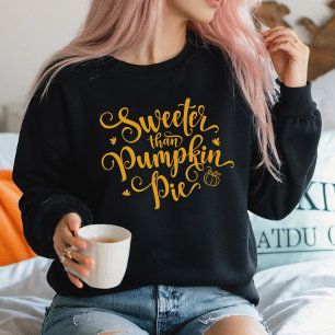 Sweatshirt Plus doux que Citrouille Pie Chute Vibes Thanksgiv
