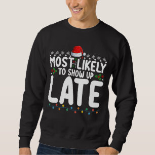 Sweatshirt Plus susceptible d'arriver en retard à la famille