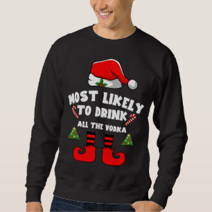 Sweatshirt Plus susceptible de boire toute la vodka