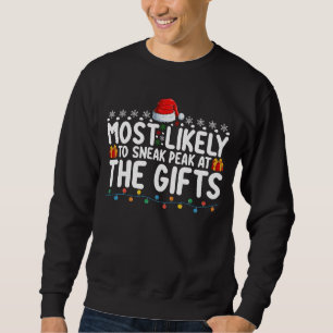 Sweatshirt Plus susceptible de jeter un coup d'œil aux cadeau