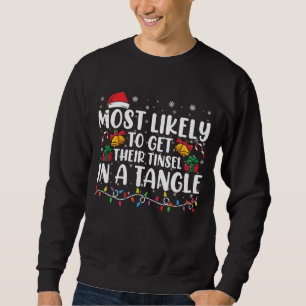 Sweatshirt Plus susceptible de s'emmêler dans leur guirlande