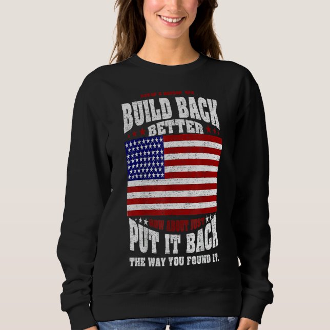 Sweatshirt Plutôt Que De Mieux Réaliser Comment Se Contenter  (Devant)
