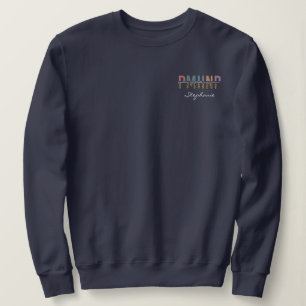 Sweatshirt PMHNP Empreinte de léopard Psychiatrie Santé menta