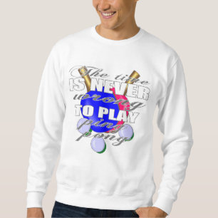Sweatshirt poème ping pong