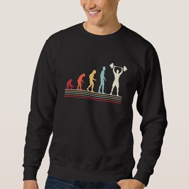Sweatshirt Poids Poids Poids Lifting Bodybuilder Gym (Devant)