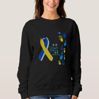 Sweatshirt Poignée De Sensibilisation Au Syndrome Pour Hommes