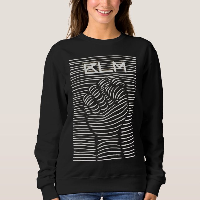 Sweatshirt Poing Black Power De BLM - Mois de l'histoire des  (Devant)
