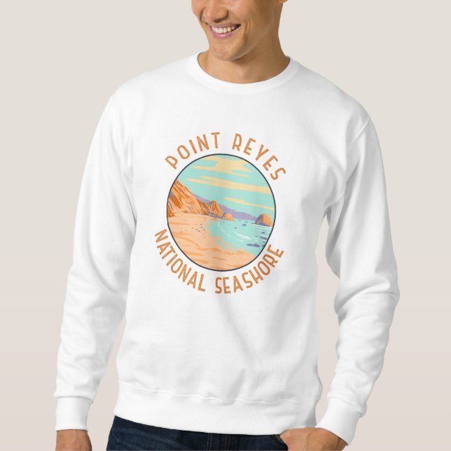 Sweatshirt Point Reyes National Seashore Cercle en détresse (Devant)