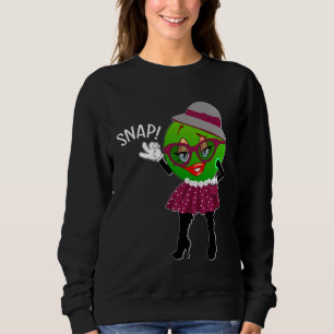 Sweatshirt Pois Mangetout Cosse de Pois Pois Pun Cute Pois Su