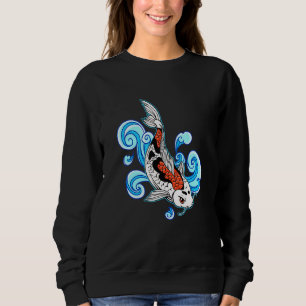 Sweatshirt Poisson asiatique Koi Koi Carpe