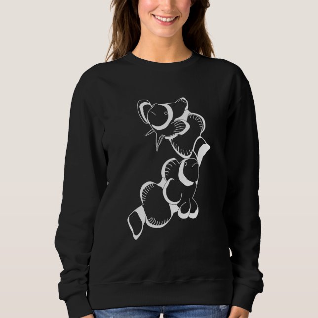Sweatshirt Poisson clown (Devant)