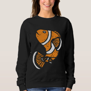 Sweatshirt Poisson clown amusant