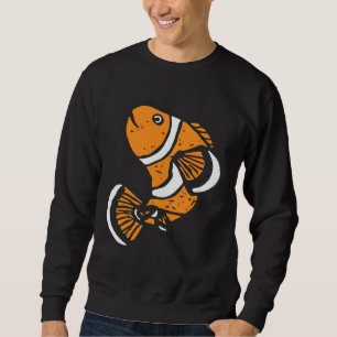 Sweatshirt Poisson clown amusant