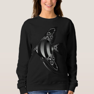 Sweatshirt Poisson dentelle
