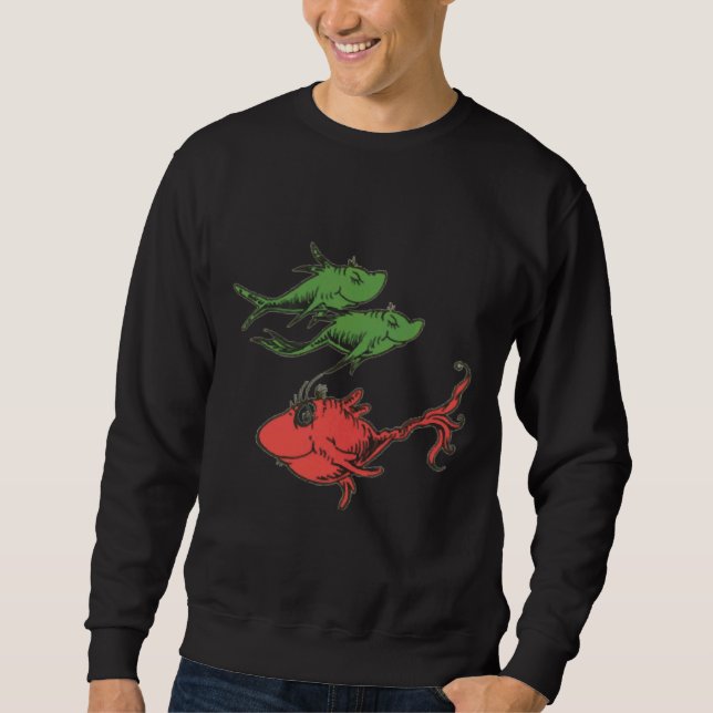 Sweatshirt Poisson Deux Poissons Poisson Rouge (Devant)