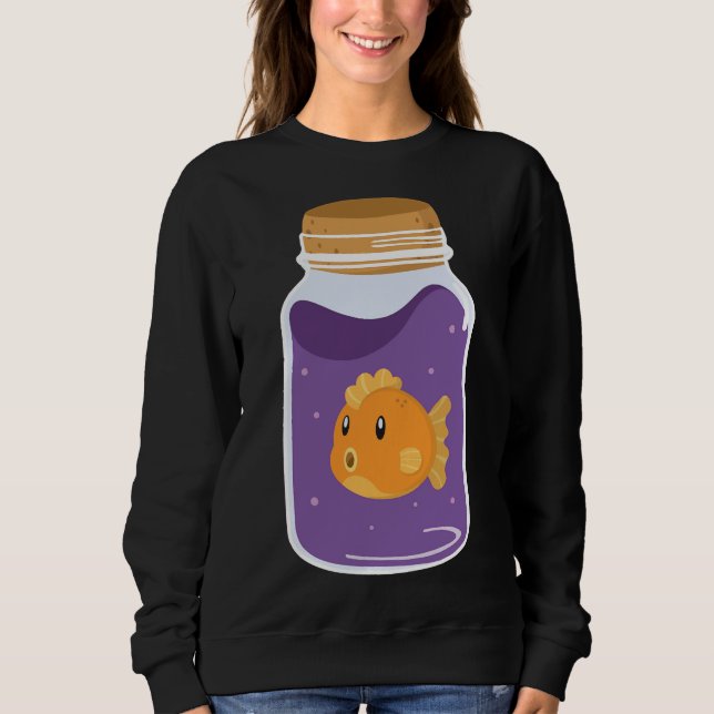 Sweatshirt Poisson d'or Soda aux raisins (Devant)