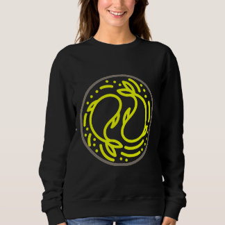 Sweatshirt Poisson jaune Yang