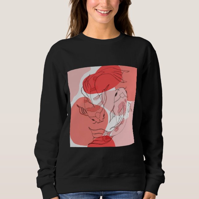 Sweatshirt Poisson Scoop (Devant)