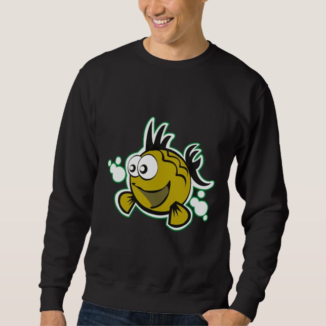 Sweatshirt Poisson souriant (Devant)