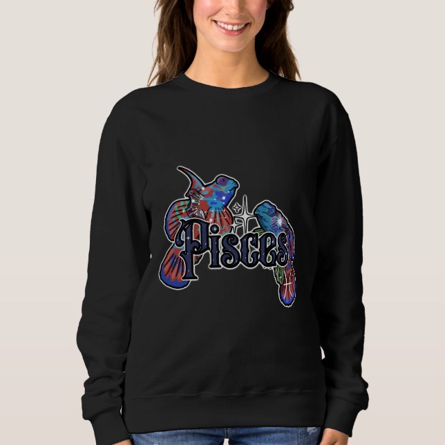 Sweatshirt Poisson zodiaque (Devant)