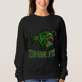 Sweatshirt Poisson Zombie Halloween Poisson Profond De Mer Fr