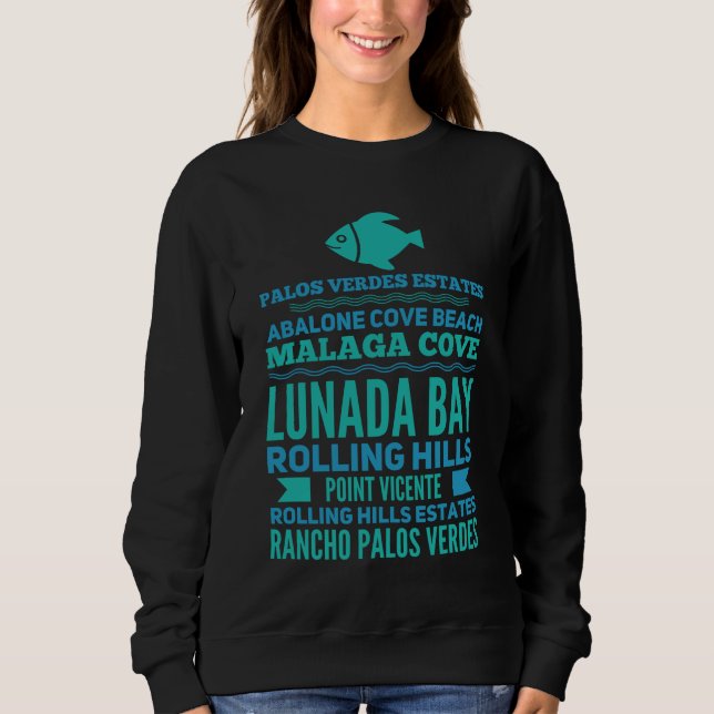 Sweatshirt Poissons de Palos Verdes (Devant)