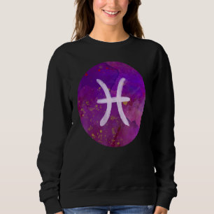 Sweatshirt Poissons Zodiaque Février Mars Horoscope Anniversa