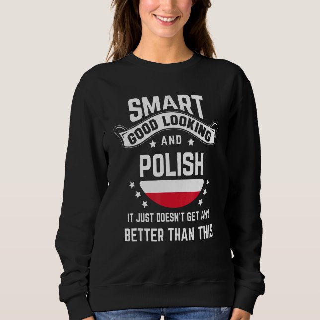 Sweatshirt Polish Flag Native Pride  Poland Polish Roots (Devant)
