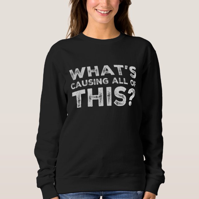 Sweatshirt Politics  Questioning Politic (Devant)