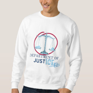 Sweatshirt Politique américaine avec concept ICE et DOJ