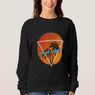 Sweatshirt Polynésie française Triangle en forme de soleil av
