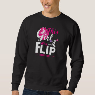 Sweatshirt Pom-pom girl Cette fille va faire basculer les pom