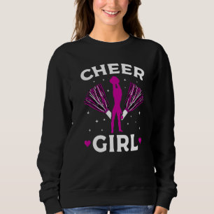 Sweatshirt Pom-Pom Girl Cheerleading Fille de Cheer