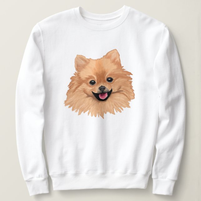 Sweatshirt Pomeranian (Design devant)